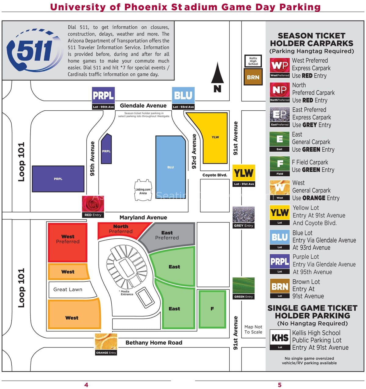 automobilių stovėjimo aikštelė žemėlapis university of Phoenix " stadionas